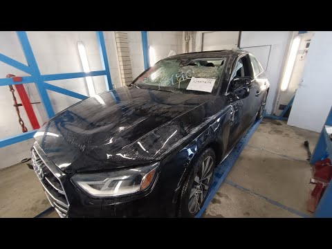 Видео: Audi A4 2022 quattro. Перевёртыш! Тотал! Кузовной ремонт!