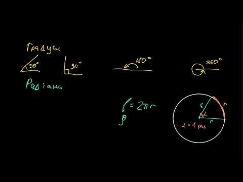 Видео: Знайомство з радіанами | Академія Хана