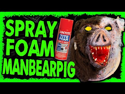 Видео: Спрей-пена Человекмедведосвин!