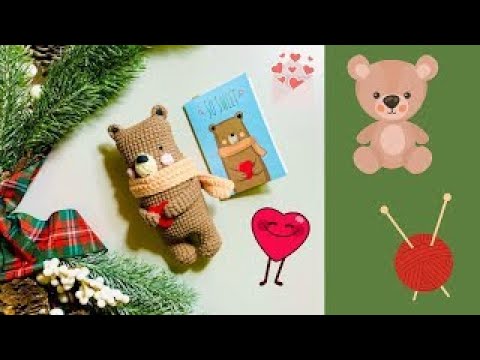 Видео: КАК СВЯЗАТЬ МИШКУ. ИГРУШКА КРЮЧКОМ