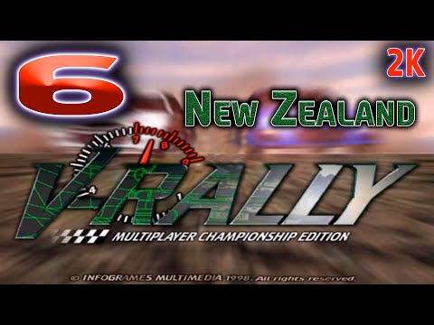 Видео: V-Rally: Multiplayer Championship Edition 🔵 Прохождение 🔵 № 6 New Zealand ( Новая Зеландия ) 🔵 2k