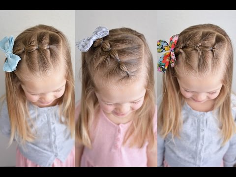 Видео: Три 5-минутные эластичные укладки | Прически от Q