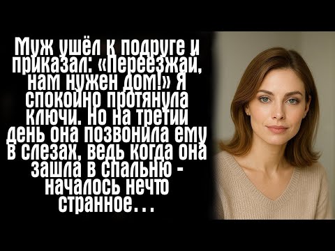 Видео: Муж ушёл к подруге и приказал: «Переезжай, нам нужен дом!» Я спокойно протянула ключи. Но..