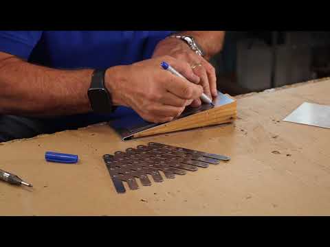 Видео: Магия металла: выкладываем ряды заклёпок