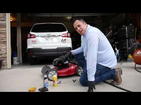 Видео: Газонокосилка не заводится — как починить! Briggs and Stratton