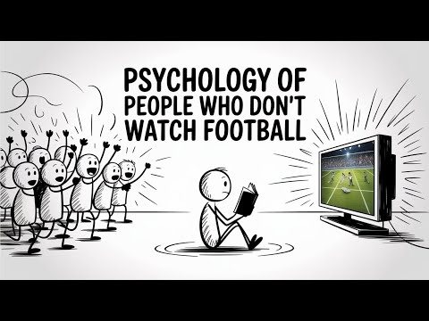 Видео: Психология людей, которые не смотрят футбол