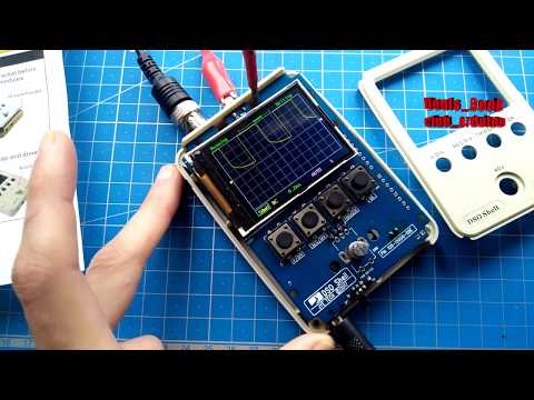 Видео: Собираем конструктор осциллограф DSO150 с Китая ,обзор осциллографа