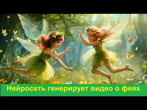 Видео: Нейросеть генерирует видео о феях