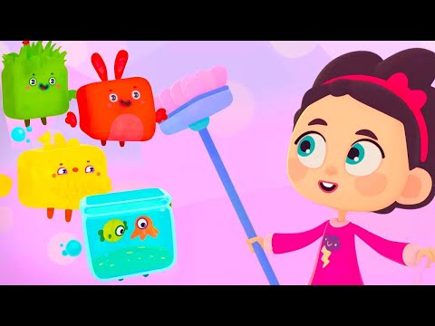 Видео: Четверо в кубе 🟥🟩 Премьера! 🟨🟦 Есть контакт 💥 Мультики для малышей ✨ Super Toons TV