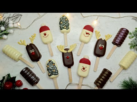 Видео: НОВОГОДНИЕ ЭСКИМО ИЗ ЗЕФИРА❄️☃️🎄/МК "НОВОГОДНИЙ ЗЕФИР"/НОВОГОДНИЕ СЛАДОСТИ/NEW YEAR'S MARSHMALLOWS