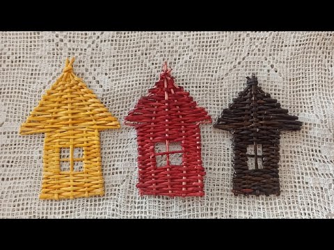 Видео: Мастер класс "Домик" из лозы бумажной лозы