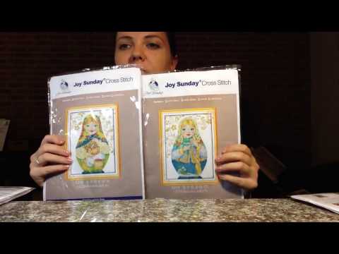 Видео: 36.  Покупки. Матрёшки. Обзор наборов, AliExpress. Вышивка крестиком. Cross stitch.