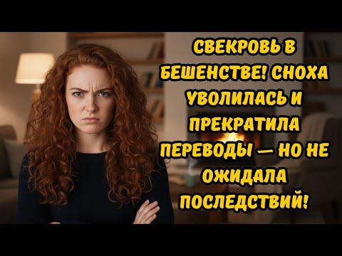 Видео: 😱 Свекровь в бешенстве! Сноха уволилась и прекратила переводы — но не ожидала последствий!