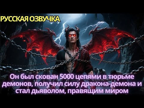 Видео: Он был скован5000цепями в тюрьме демонов, получил силу дракона-демона и стал дьяволом правящим миром