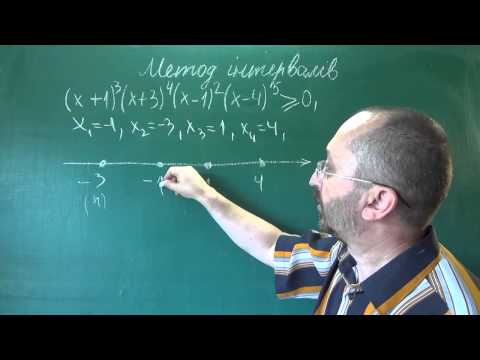 Видео: 091310 Приклад 6 розв'язування нерівності методом інтервалів - 9 клас