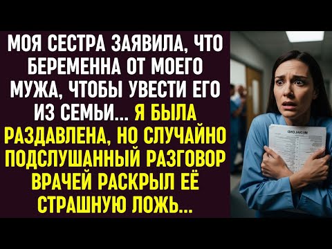 Видео: Сестра солгала о беременности от мужа, чтобы разбить семью. Но ее ложь раскрыл разговор врачей.