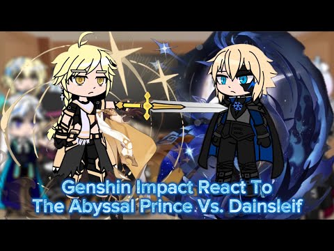 Видео: Реакция Genshin Impact на Принц Бездны против Дайнслейфа || Genshin Impact || Реакция Gacha.