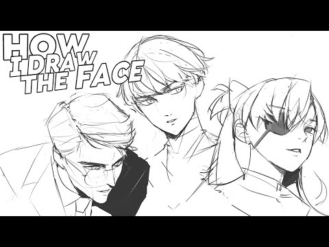 Видео: КАК Я РИСУЮ ЛИЦО/ГОЛОВУ