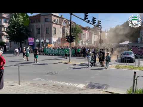 Видео: 2024-05-26 Шествие на феновете на Черно море / Ultras Cherno more corteo