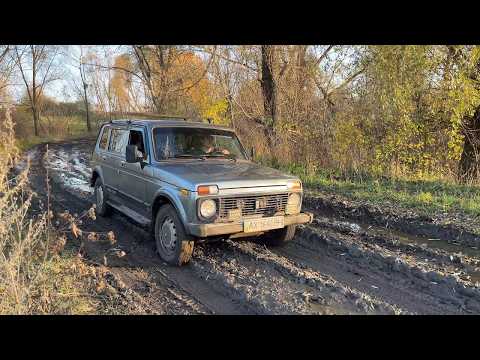 Видео: Катаю детей на Ниве 2131! Прогулка в лесу!