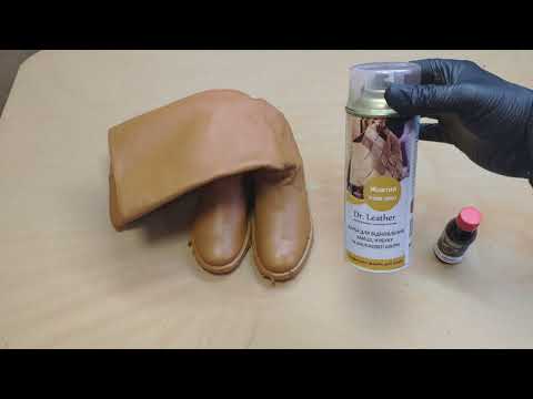 Видео: Покраска кожаных сапог - Dr.Leather