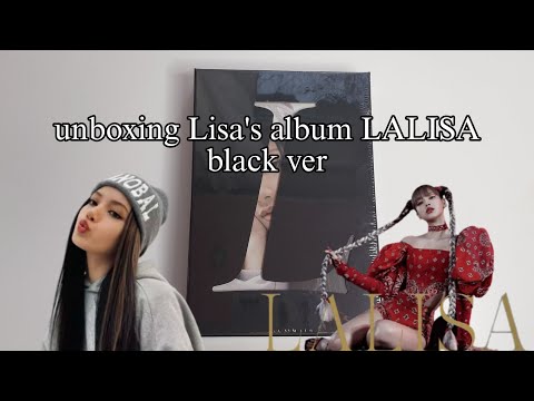 Видео: UNBOXING Lisa's album LALISA black ver | РАСПАКОВКА альбома Лисы ЛАЛИСА черная вер.💘