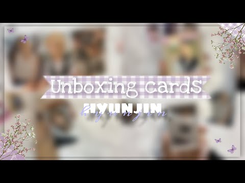 Видео: ♡ Распаковка карт stray kids🍬/unboxing cards stray kids~maxident ♡