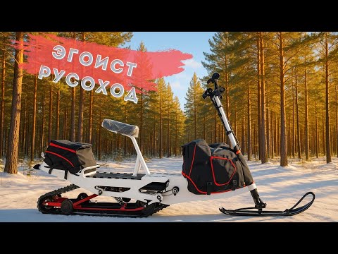 Видео: Эгоист на склизах, РУСОХОД #мотоснегокат  8-800-201-7212