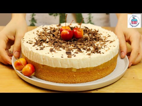 Видео: Нежнейший Яблочный ТОРТ С Творожно - Сливочным Кремом! Bratapfeltorte