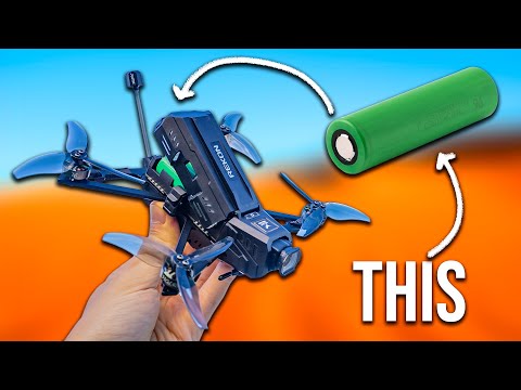Видео: Этот странный FPV-дрон работает только от одного типа батареи... Rekon 35 V2