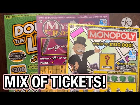 Видео: АССОРТИ БИЛЕТОВ! CA Scratchers