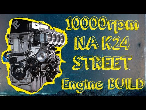 Видео: Сборка и настройка на стенде атмо двигателя Honda K24 на 10000 rpm