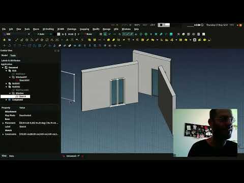 Видео: FreeCAD для архитектора #6 окна