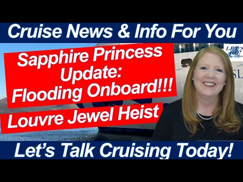 Видео: НОВОСТИ КРУИЗА! Новости о затоплении, ресторане и сухом доке лайнера Sapphire Princess | Ограблен...