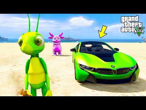 Видео: УГНАЛ ВСЕ МАШИНЫ КУЗИ в ГТА 5 МОДЫ - ЛУНТИК И ЕГО ДРУЗЬЯ в GTA 5