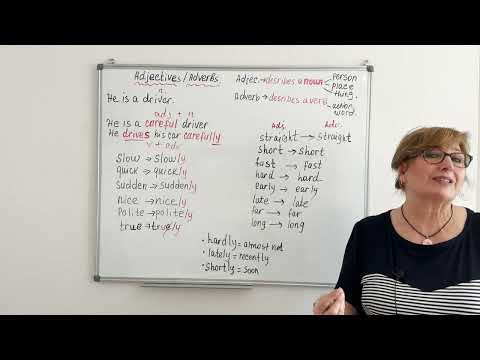 Видео: Английский яз. Наречия  ( ADVERBS)с суффиксом  "ly".