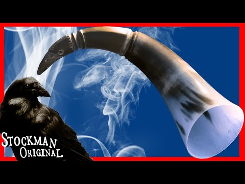 Видео: Рог для питья: как вырезать голову ворона