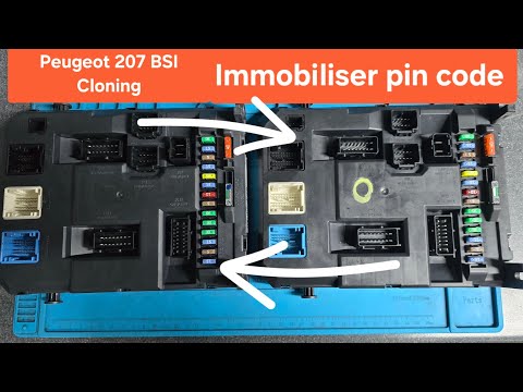 Видео: Клонирование BSI (модуля управления кузовным оборудованием) Peugeot и Citroen, перенос данных имм...