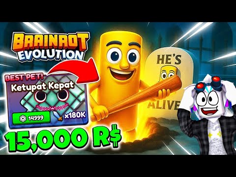 Видео: ЧИТЕРСКАЯ ПРОКАЧКА НУБА С ПИТОМЕЦ ЗА 15000 РОБУКСОВ В ЭВОЛЮЦИИ БРЕЙНРОТ! ROBLOX Brainrot Evolution