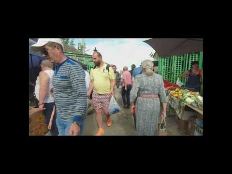 Видео: Касимов - базарный день . Ужасные дороги и красивый рынок