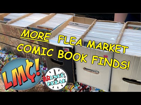Видео: Поздним утром на охоту за комиксами на местном БЛОШИНОМ РЫНКЕ!