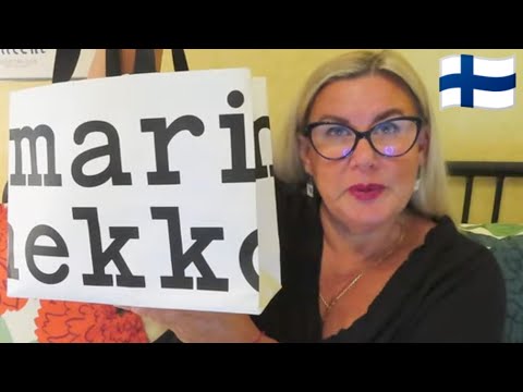 Видео: РАСПАКОВКА - Что купила? Наконец - То я купила Кошелёк. Marimekko  самый известный Финский бренд