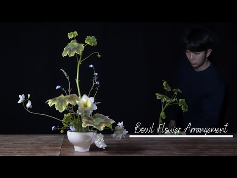 Видео: Цветочная композиция чаши