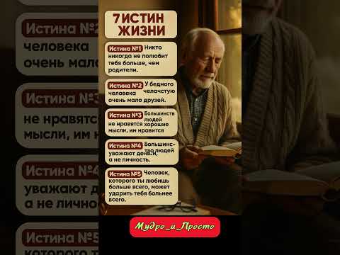 Видео: ДЕДУШКА поведал 7 истин жизни
