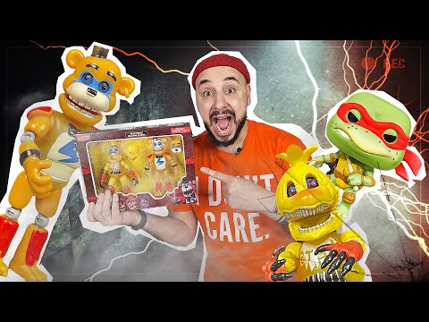Видео: ПАПА РОБ И АНИМАТРОНИКИ ИЗ FNAF: SECURITY BREACH! ФИГУРКА ГЛЭМРОК ФРЕДДИ ПРОТИВ КОШМАРНОЙ ЧИКИ!