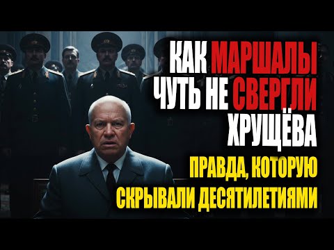 Видео: Хрущёв боялся их больше Сталина! Кто стоял за тайным заговором маршалов
