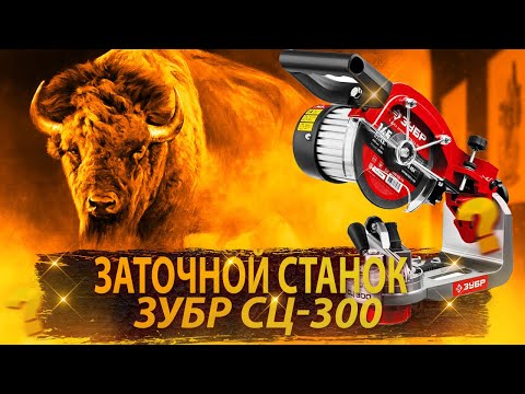 Видео: заточной станок Зубр-сц300