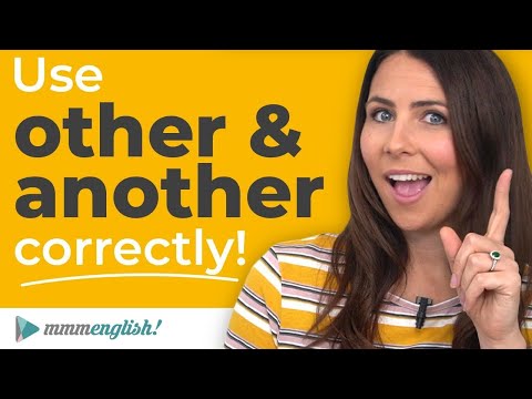 Видео: Как правильно использовать OTHER & ANOTHER ⭐️ Урок английского!