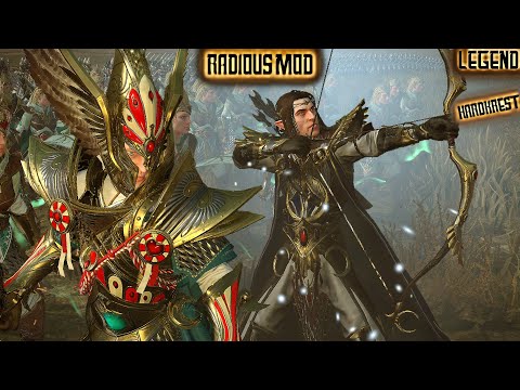 Видео: Total War Warhammer 2 Radious mod - прохождение - High Elves - Legend =4= На пути домой
