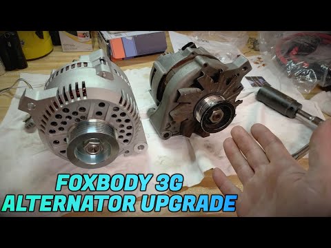 Видео: Как заменить генератор Foxbody Mustang 2G на 130-амперный 3G! Пошаговая установка